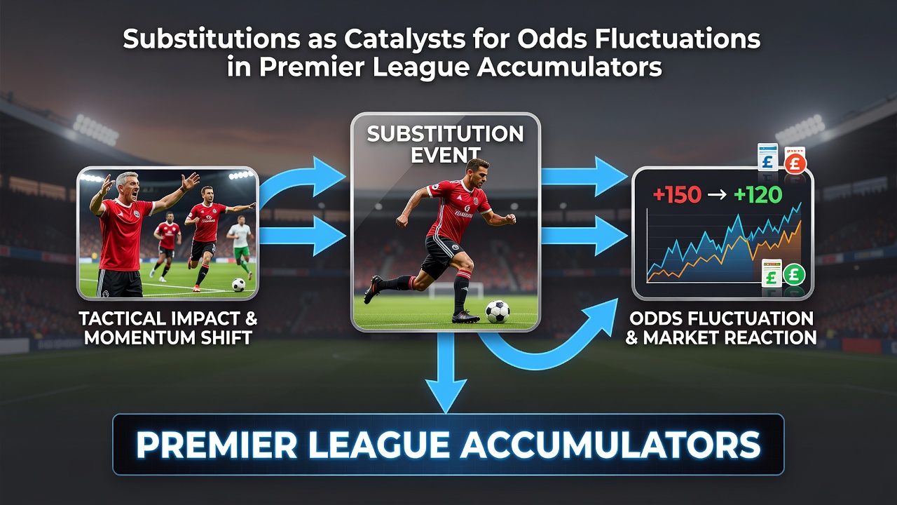 Premier League player substitution during a match affecting live betting markets