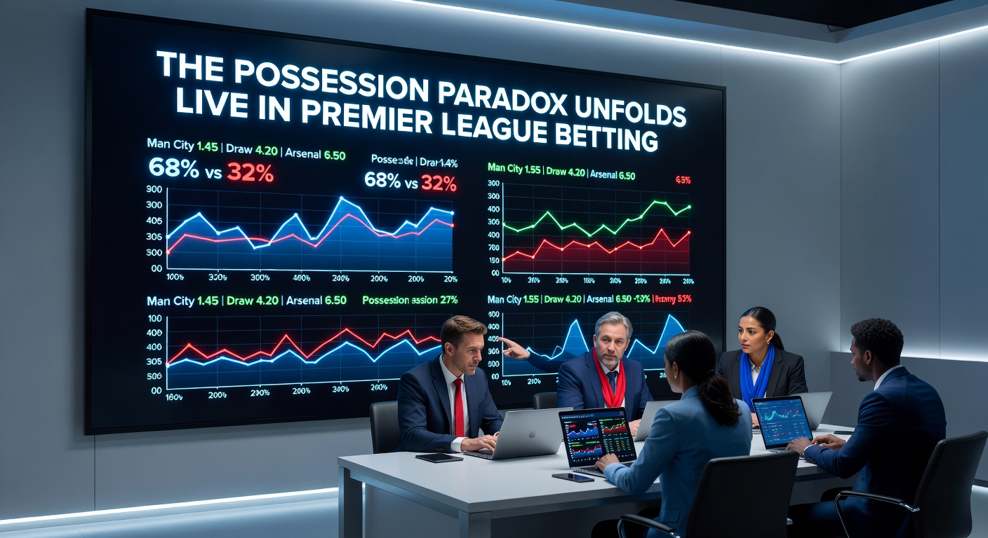 Premier League match showing a team pressing high with dominant possession while the opposition prepares a counter-attack