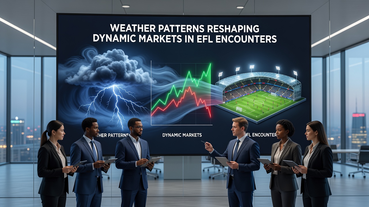 Live weather data integration into EFL betting markets and accumulator adjustments